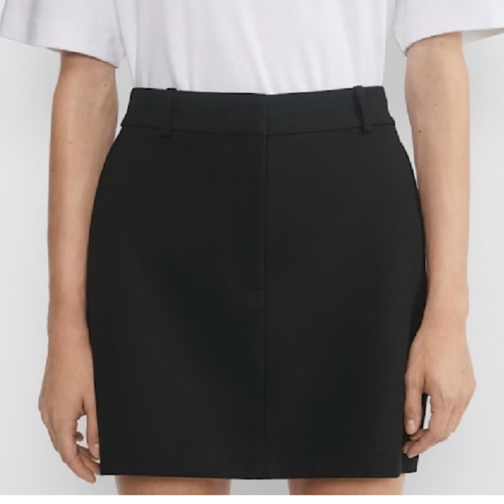 Aritzia Babaton Chisel Skirt - Black sz 12